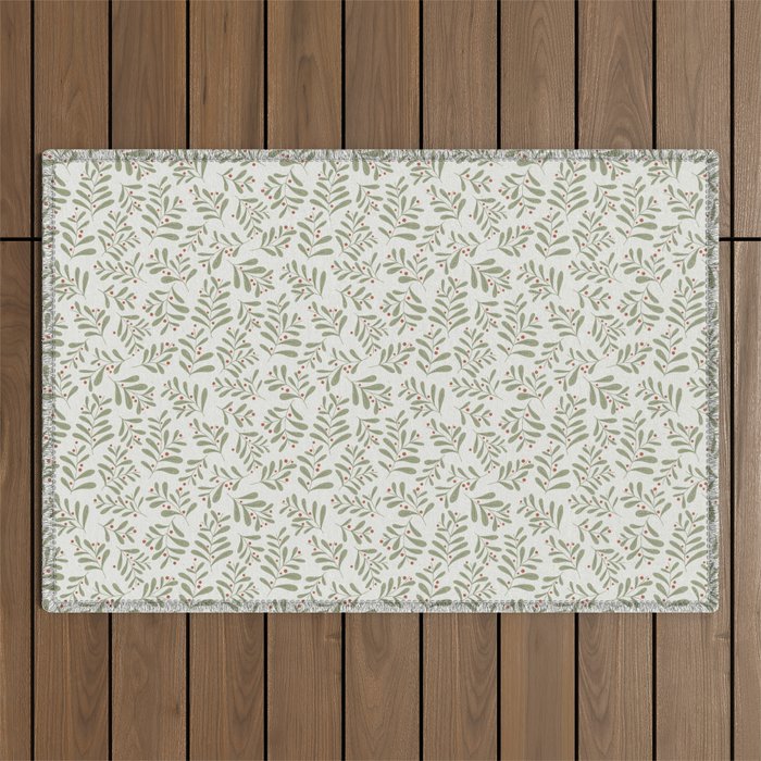 Modern Mistletoe Outdoor Rug Gallery Image 1