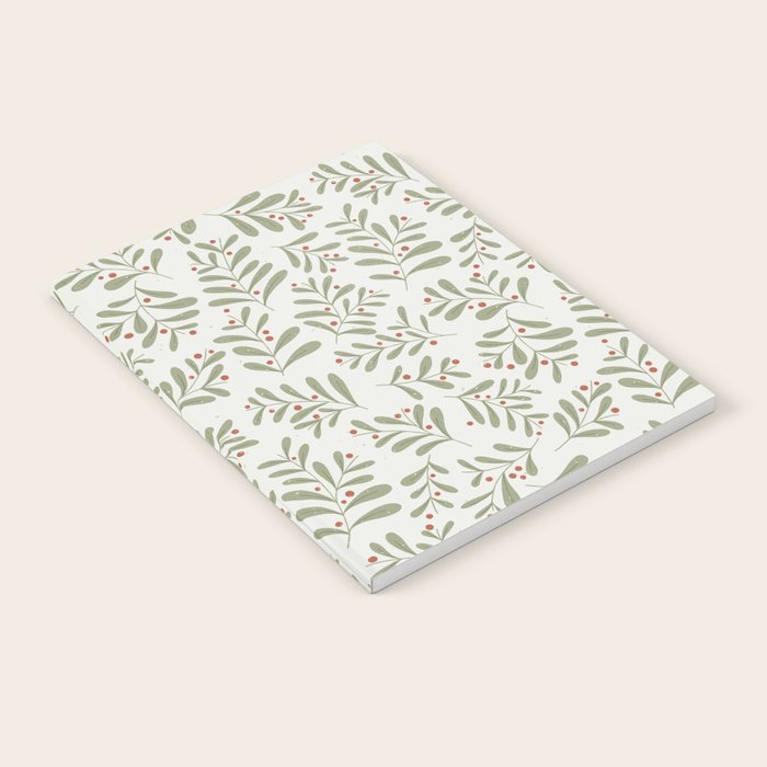 Modern Mistletoe Notebook Gallery Image 2