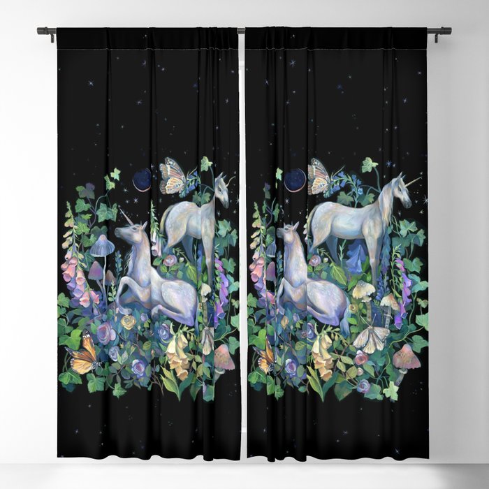 Unicorns Magical Rose Garden Window Curtain Gallery Image 5