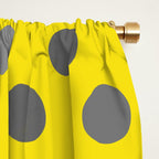 Polka Proton Yellow Window Curtain Gallery Image 2