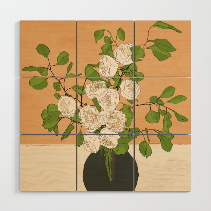 Beautiful Bouquet 06 Wood Wall Art Gallery Image 1