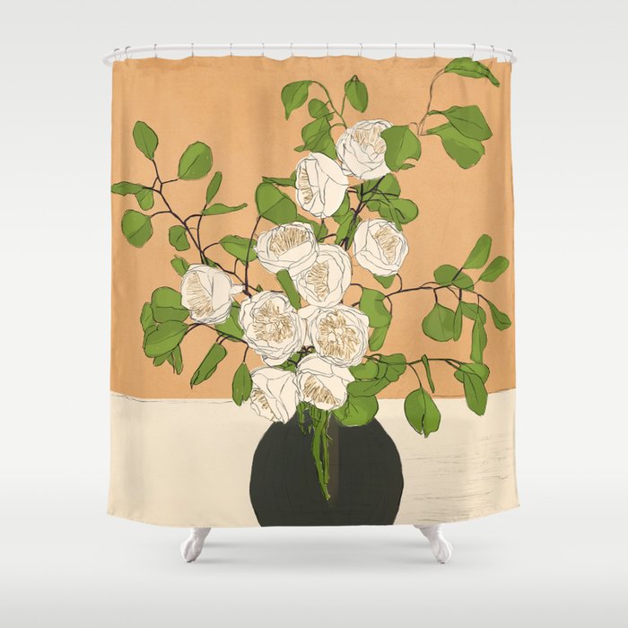 Beautiful Bouquet 06 Shower Curtain Gallery Image 1