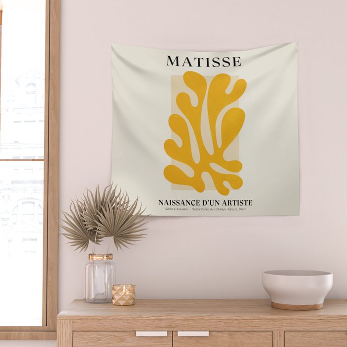 Sun Leaf 2: Matisse Edition | Mid Century Series Wall Tapestry Gallery Image 2