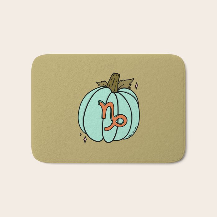 Capricorn Pumpkin Bath Mat Gallery Image 1