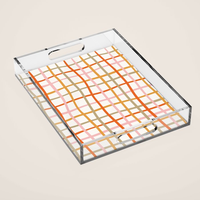 Weave Pattern Acrylic Tray Gallery Image 1