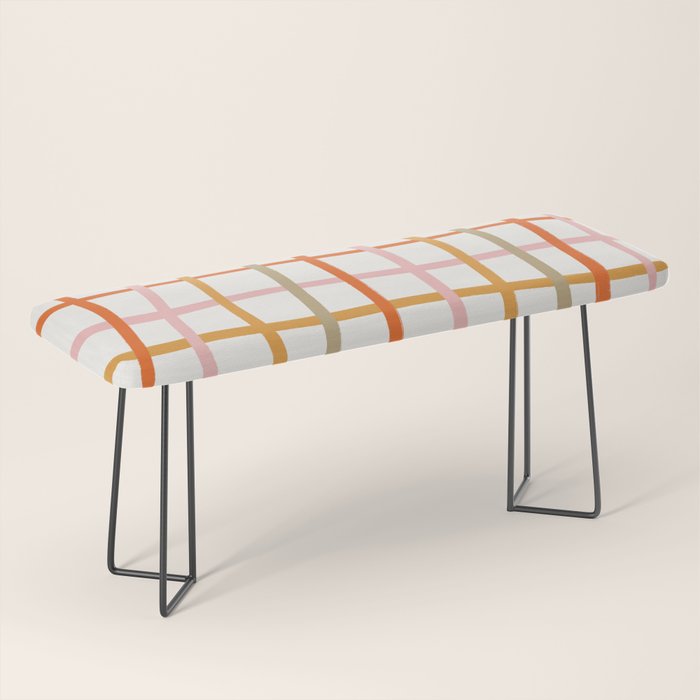 Weave Pattern Bench Gallery Image 1