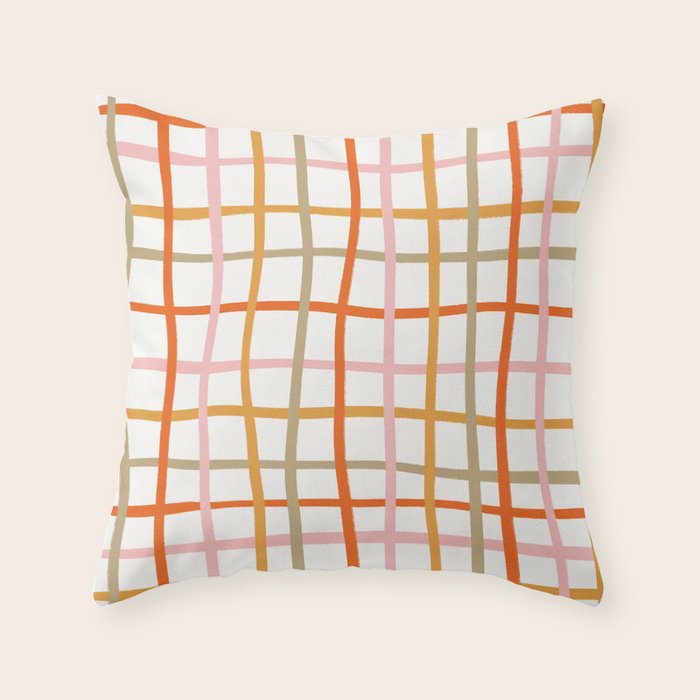 Weave Pattern Throw Pillow Gallery Image 1