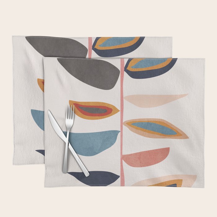 Abstract Plant Placemat Gallery Image 1