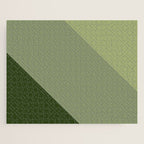 Pine Moss Sage Diagonal  Jigsaw Puzzle Gallery Image 1