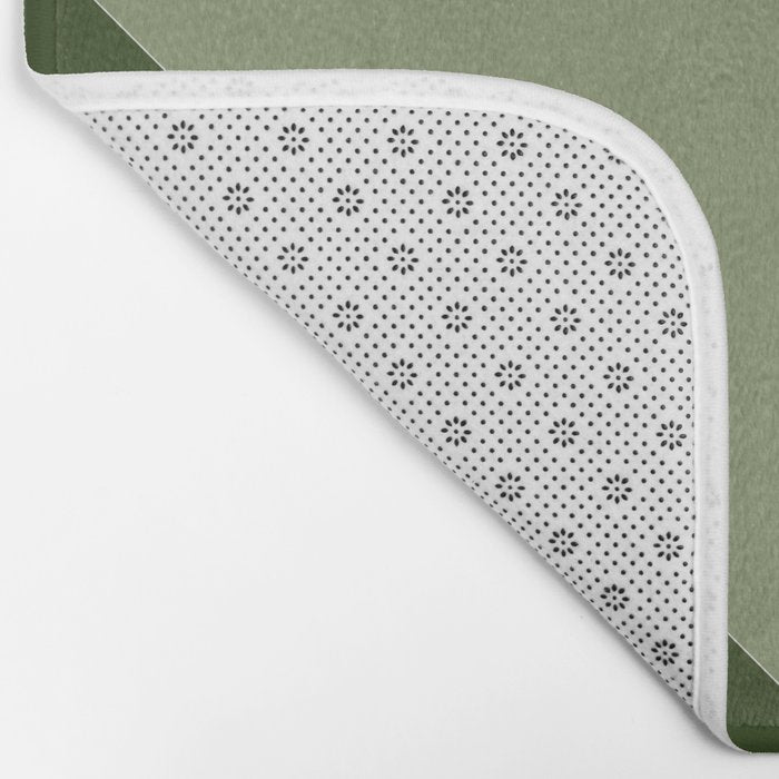 Pine Moss Sage Diagonal  Bath Mat Gallery Image 2