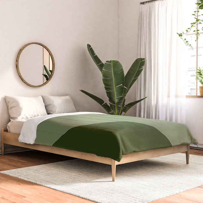 Pine Moss Sage Diagonal  Comforter Gallery Image 2