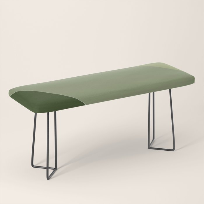 Pine Moss Sage Diagonal  Bench Gallery Image 1