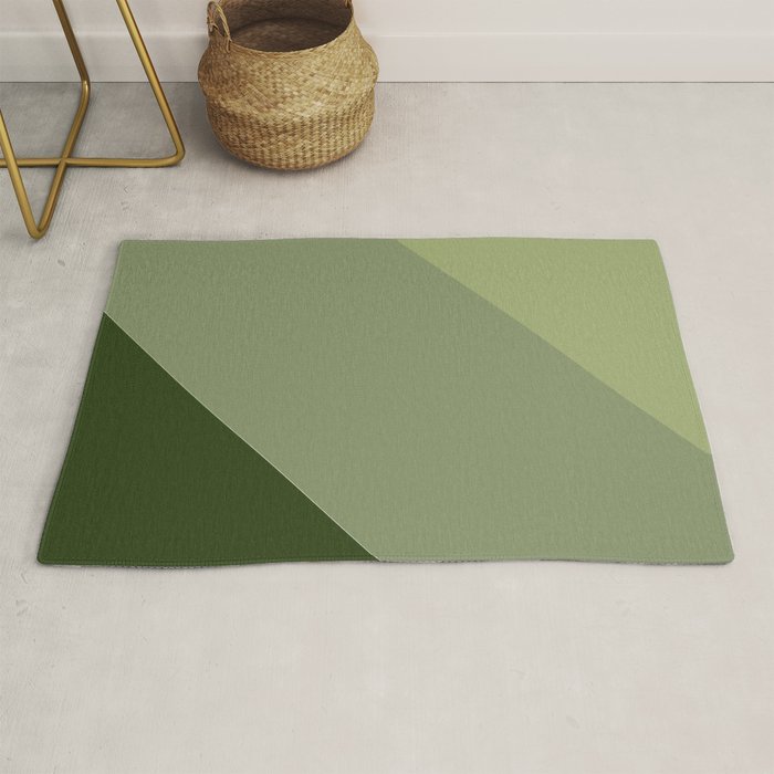Pine Moss Sage Diagonal  Rug Gallery Image 1