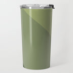 Pine Moss Sage Diagonal  Travel Mug Gallery Image 2