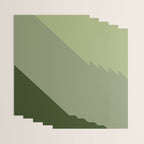 Pine Moss Sage Diagonal  Wrapping Paper Gallery Image 3