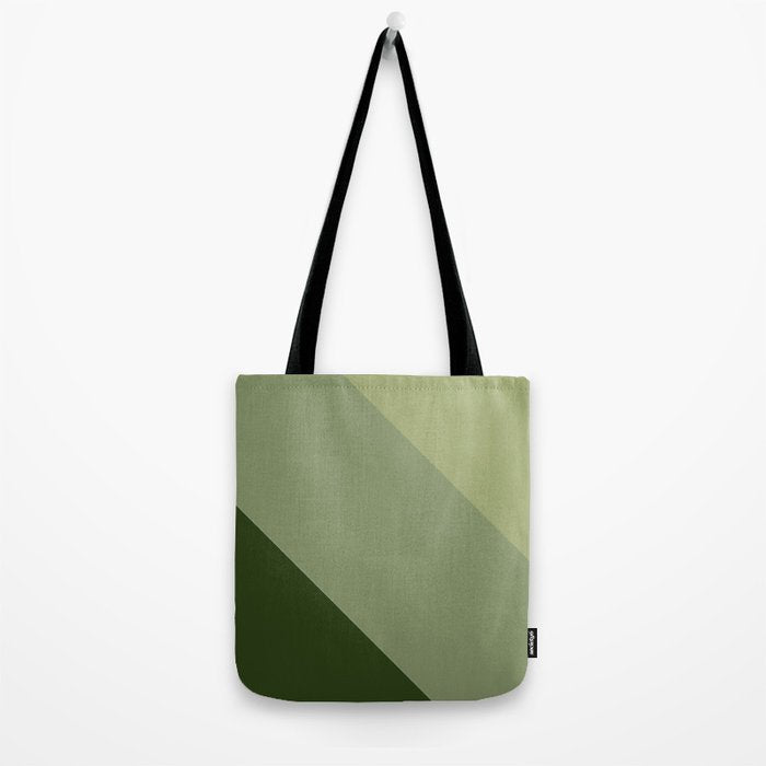 Pine Moss Sage Diagonal  Tote Bag Gallery Image 2