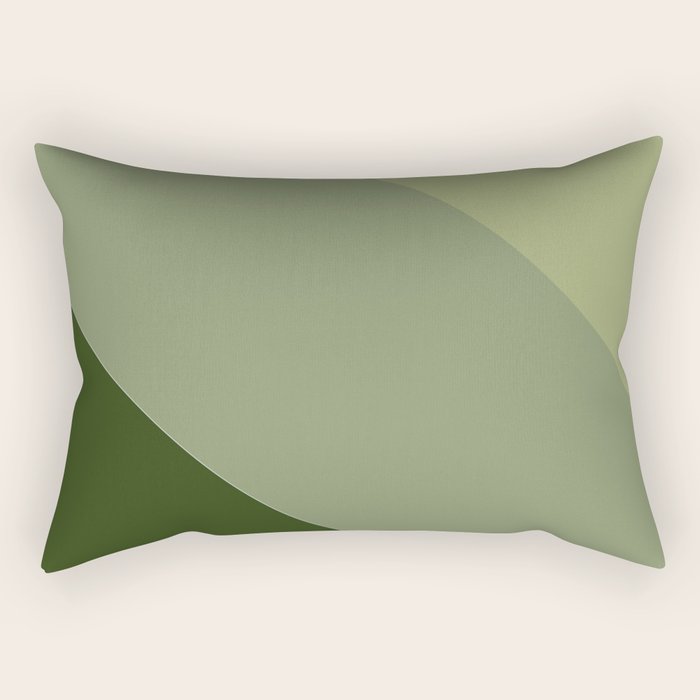 Pine Moss Sage Diagonal  Rectangular Pillow Gallery Image 1