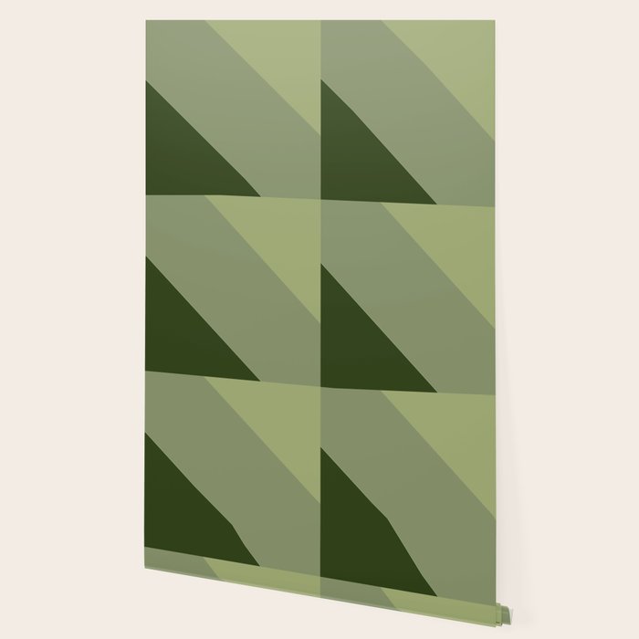 Pine Moss Sage Diagonal  Wallpaper Gallery Image 2