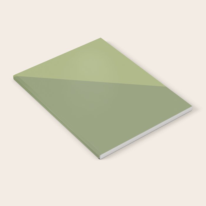 Pine Moss Sage Diagonal  Notebook Gallery Image 2