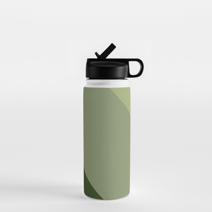 Pine Moss Sage Diagonal  Water Bottle Gallery Image 1