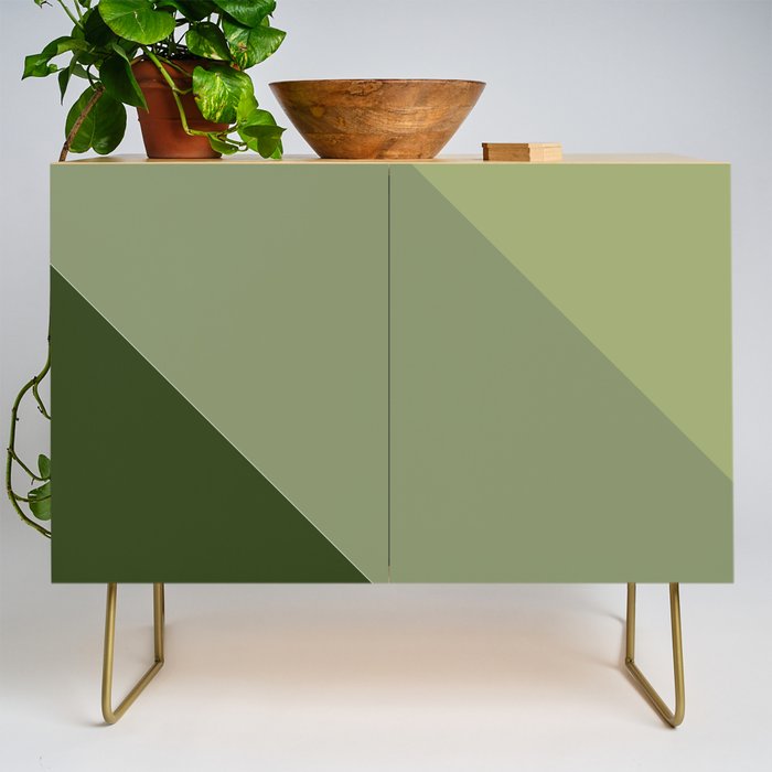 Pine Moss Sage Diagonal  Credenza Gallery Image 1
