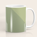Pine Moss Sage Diagonal  Coffee Mug Gallery Image 1