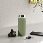 Pine Moss Sage Diagonal  Water Bottle Gallery Image 4