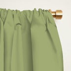 Pine Moss Sage Diagonal  Window Curtain Gallery Image 2