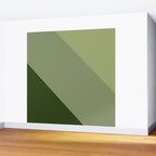 Pine Moss Sage Diagonal  Wall Mural Gallery Image 2