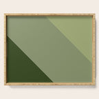 Pine Moss Sage Diagonal  Serving Tray Gallery Image 1