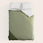 Pine Moss Sage Diagonal  Comforter Gallery Image 6