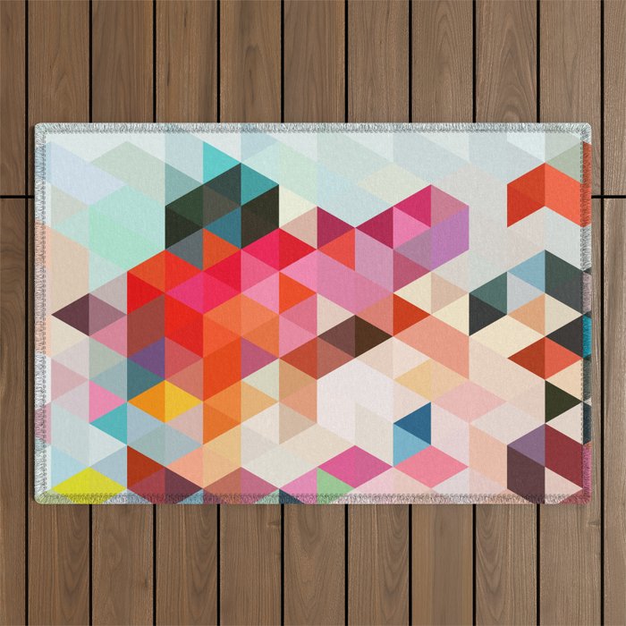 Heavy words 01. Outdoor Rug Gallery Image 1