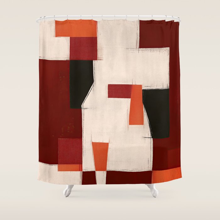 Urban Abstraction Shower Curtain Gallery Image 1