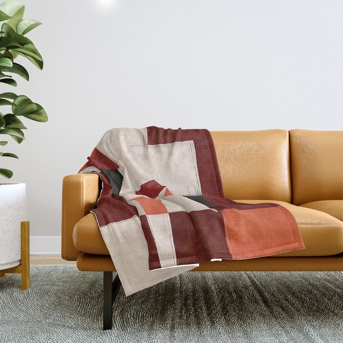 Urban Abstraction Throw Blanket Gallery Image 1