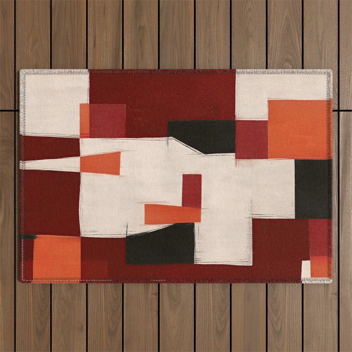 Urban Abstraction Outdoor Rug Gallery Image 1
