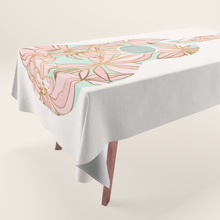 Modern Boho Ukulele Tablecloth Gallery Image 1