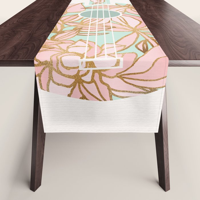 Modern Boho Ukulele Table Runner Gallery Image 1