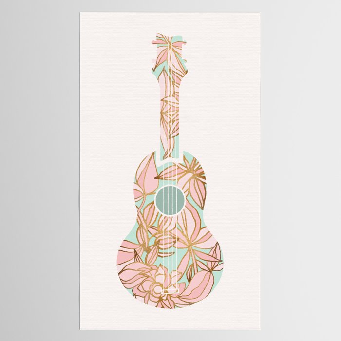 Modern Boho Ukulele Tablecloth Gallery Image 2