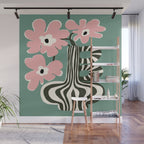 Floral strip  Wall Mural Gallery Image 1