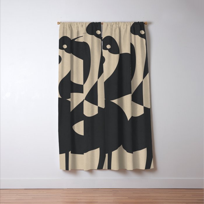 Abstract Pair Window Curtain Gallery Image 3