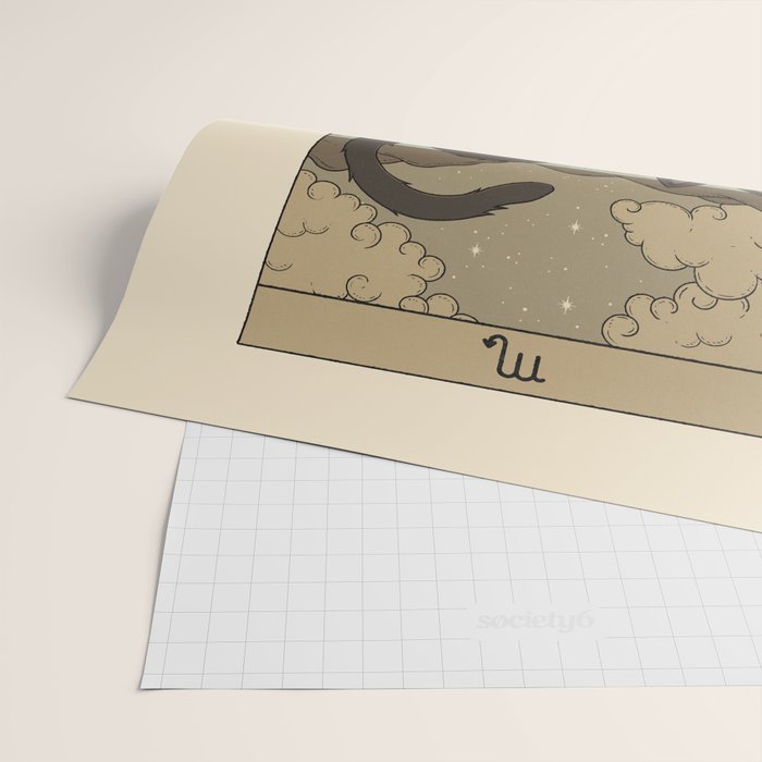 Scorpio Cat Wrapping Paper Gallery Image 2