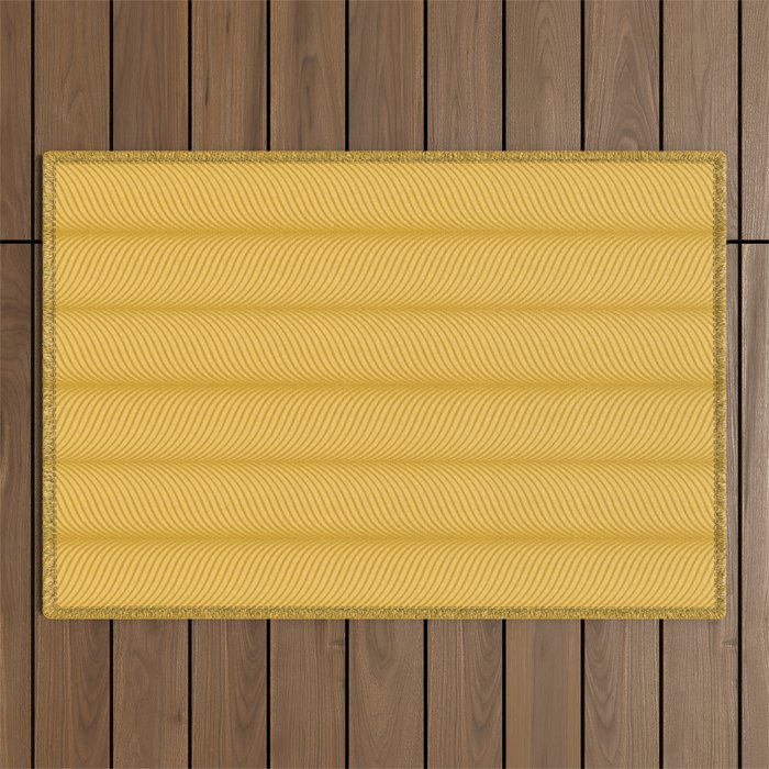 Elysian IX Golden Yellow Outdoor Rug Gallery Image 1