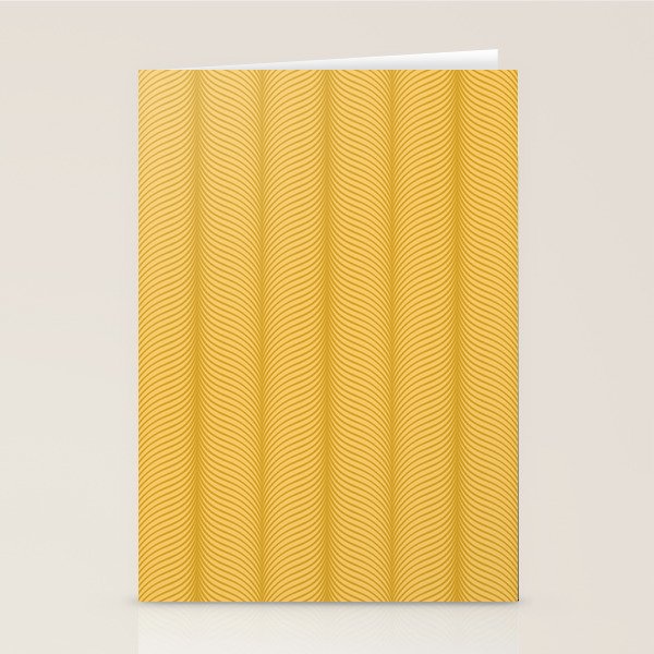 Elysian IX Golden Yellow Stationery Card Gallery Image 1