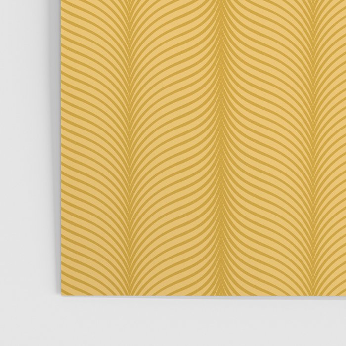 Elysian IX Golden Yellow Poster Gallery Image 3