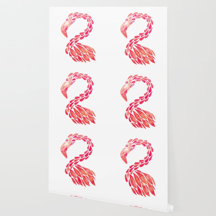 Miami Flamingo - Pink OmbrÃ© Wallpaper Gallery Image 2