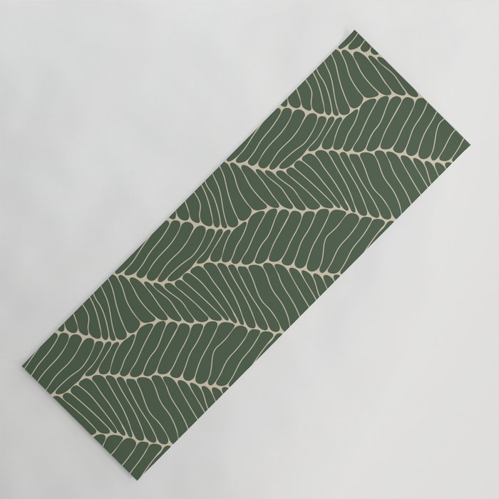 Organic Nature Green Yoga Mat Gallery Image 1