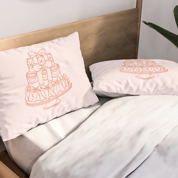 Preppy Bow Cake Pillow Sham Gallery Image 2