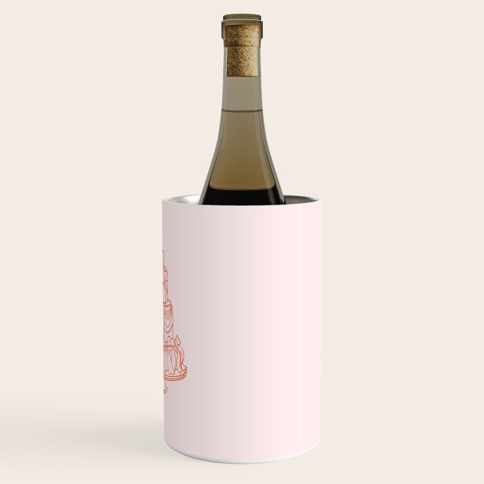 Preppy Bow Cake Wine Chiller Gallery Image 3