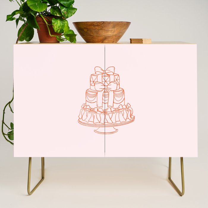 Preppy Bow Cake Credenza Gallery Image 1