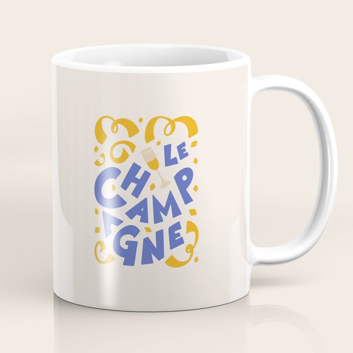Le Champagne French Coffee Mug Gallery Image 1